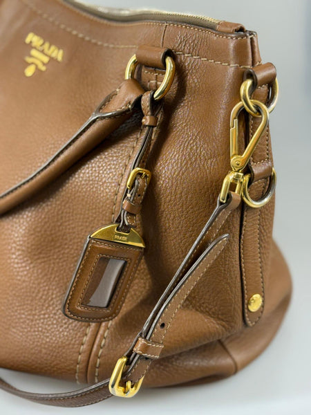 Prada Vitello Daino hobo väska SV15175