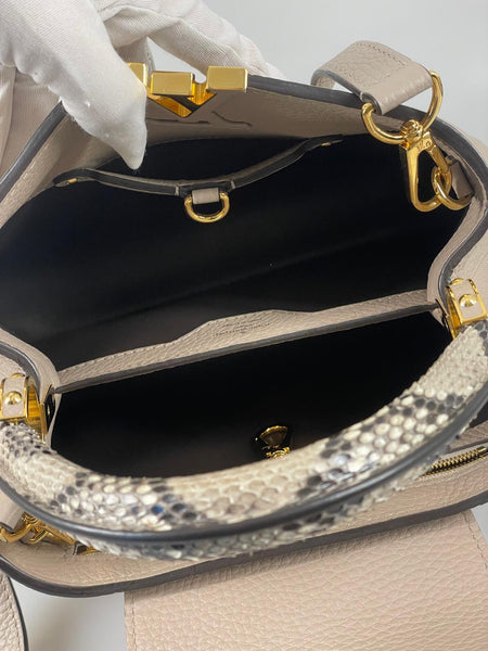 Louis Vuitton Capucines BB Pyton väska SV13239