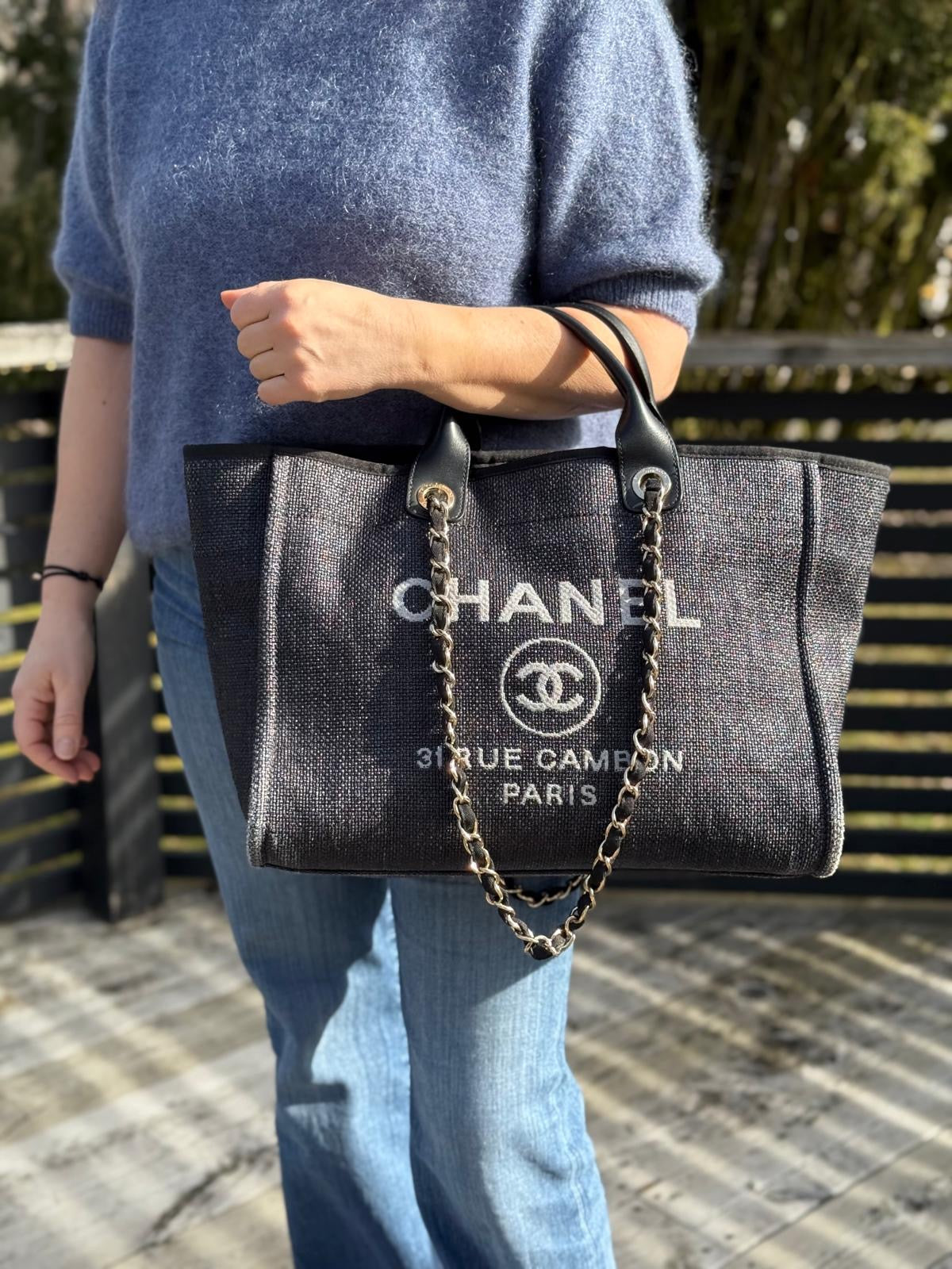 Chanel L Deauville shopping tote SV14118