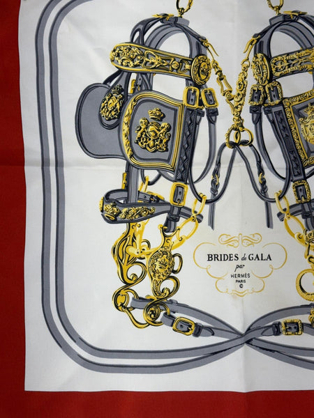 Hermès Brides de Gala Carré 45 sjal SV15087