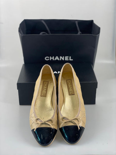 Chanel ballerina skor 41,5 SV12988