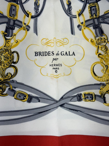 Hermès Brides de Gala Carré 45 sjal SV15087