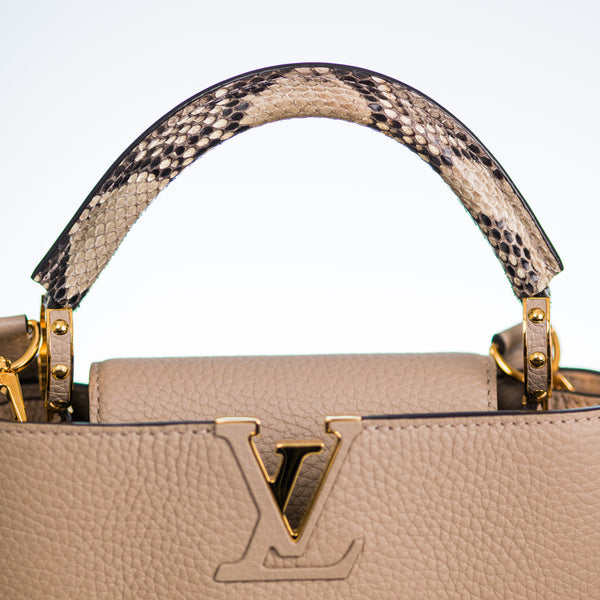 Louis Vuitton Capucines BB Pyton väska SV13239