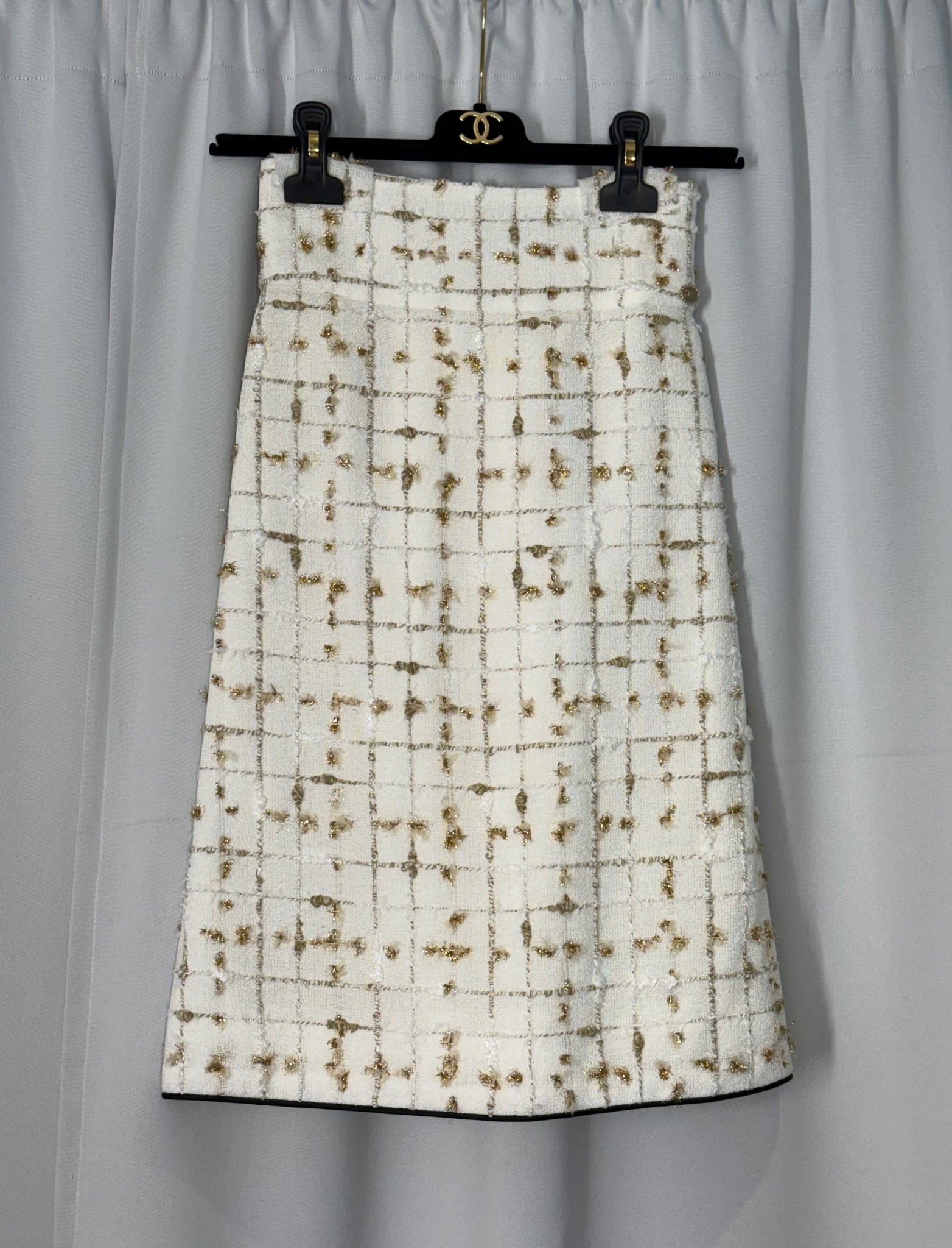 Chanel Fantasy tweed Kjol Fr 34 SV14854