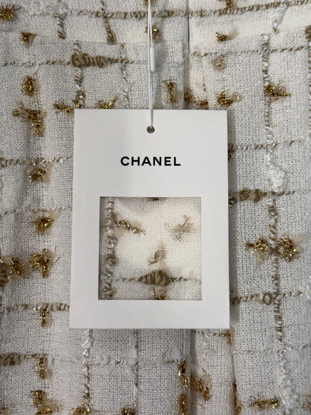 Chanel Fantasy tweed Kjol Fr 34 SV14854