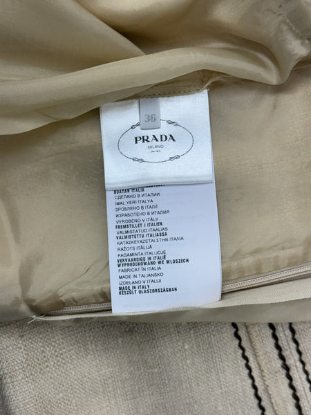 Prada dräkt topp + kjol 36 SV14859
