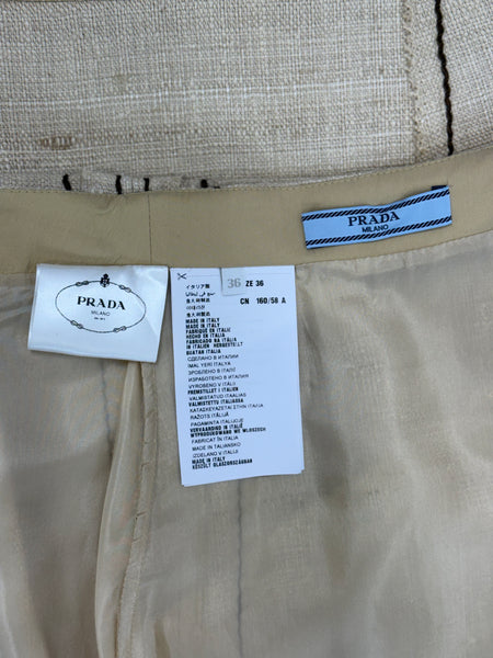 Prada dräkt topp + kjol 36 SV14859