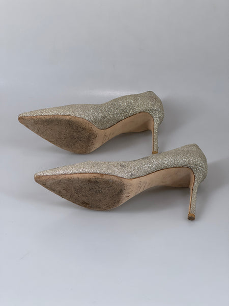 Jimmy Choo glitter pumps 39 SV15323