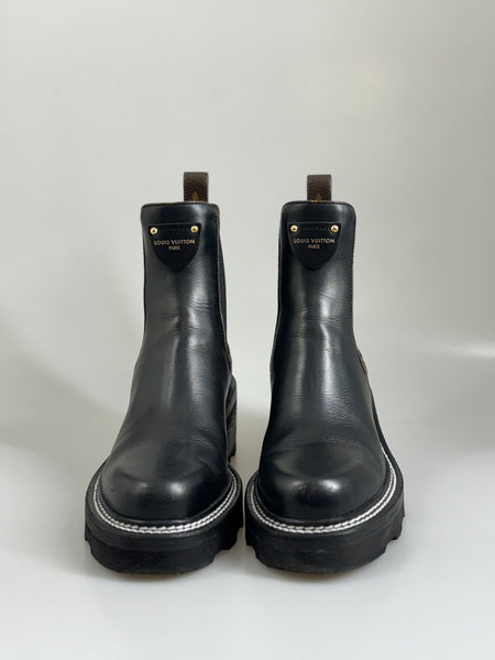 Louis Vuitton Beaubourg ankel boots 38 SV11957