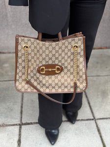 Gucci horsebit tote väska SV13942