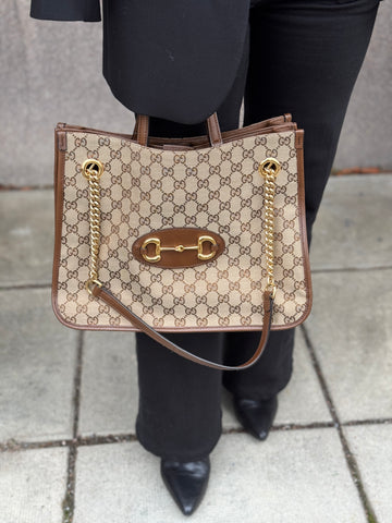 Gucci horsebit tote väska SV13942