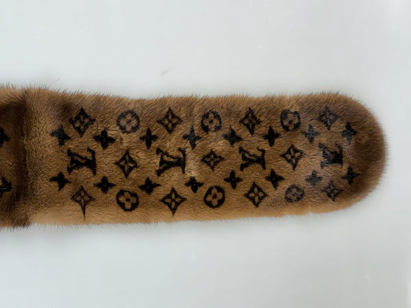 Louis Vuitton monogram mink sjal SV12004