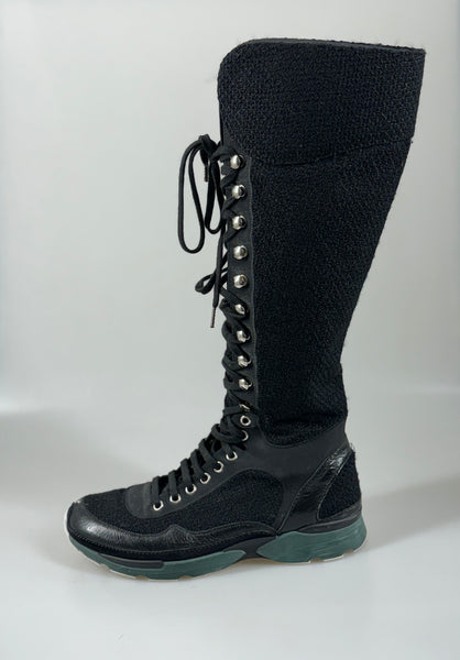 Chanel sneaker boots 38,5 SV12008