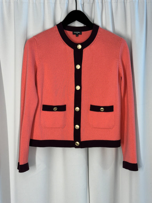 Chanel kashmir cardigan 42 SV15422