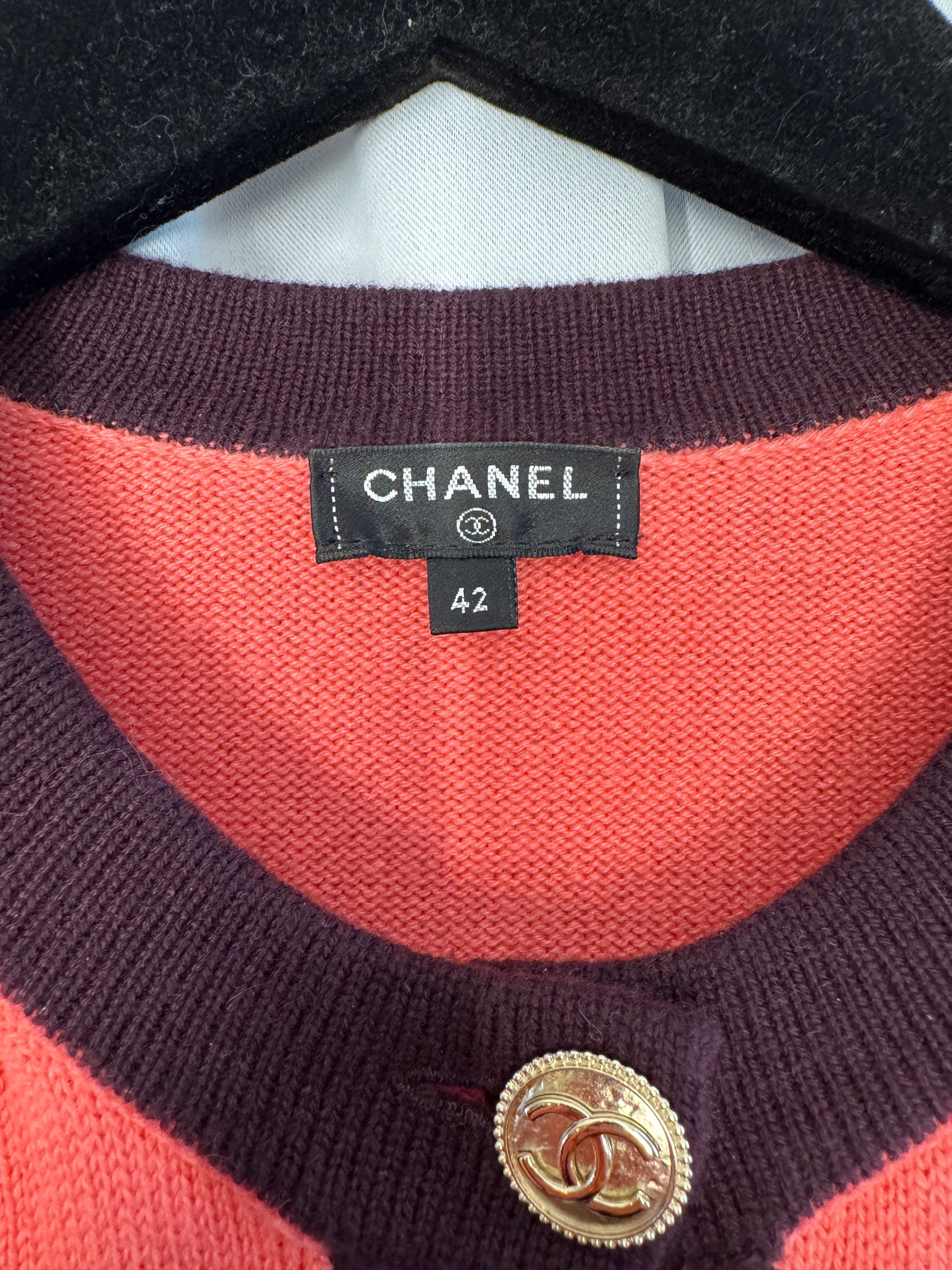 Chanel kashmir cardigan 42 SV15422