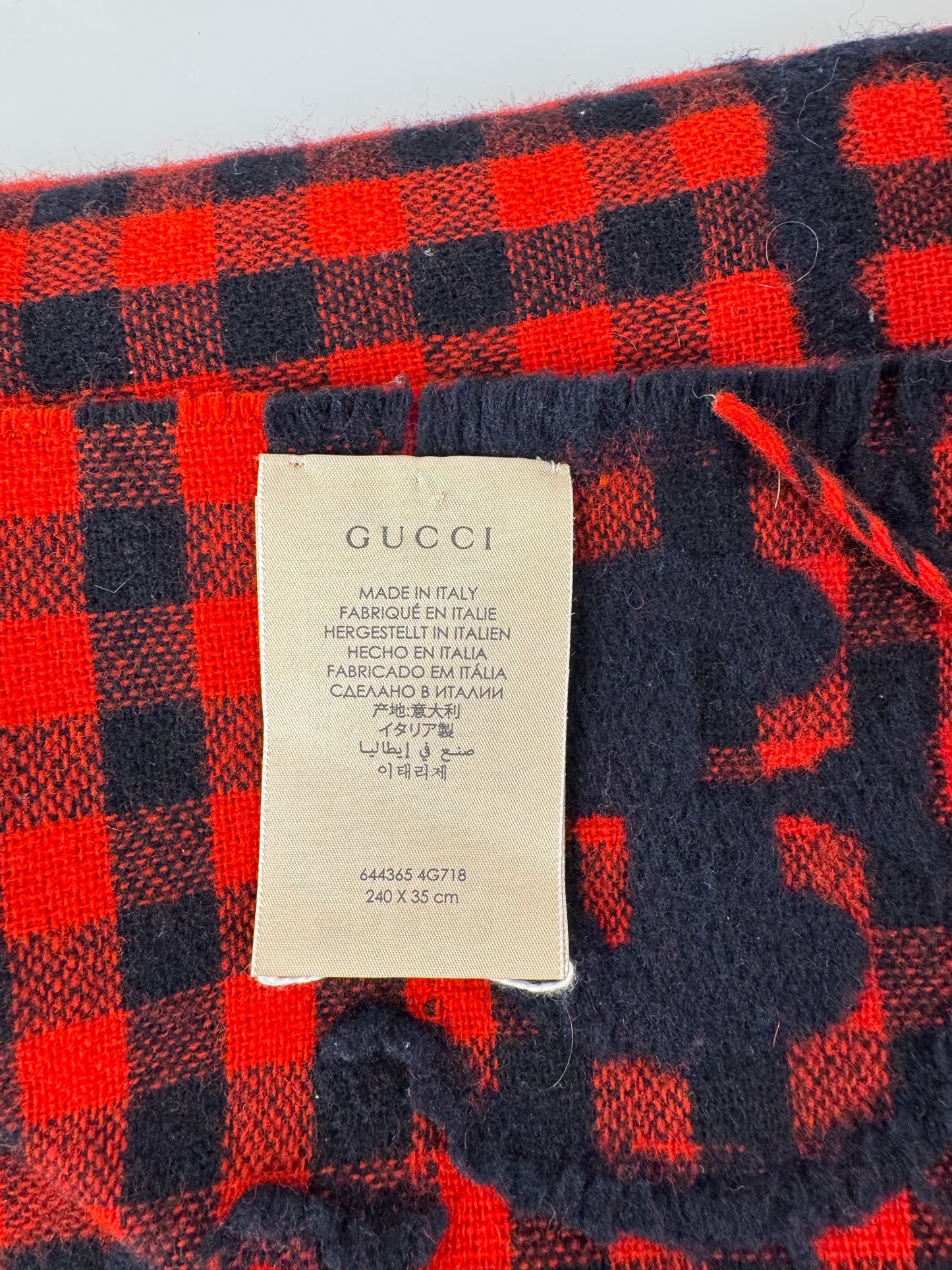 Gucci logo halsduk unisex SV14053