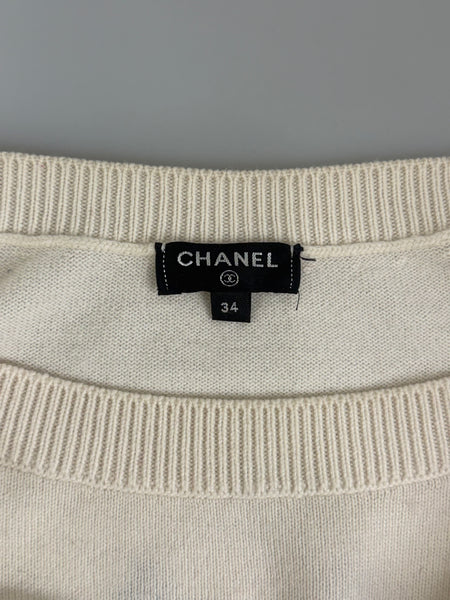 Chanel kashmir tröja 34 SV14646