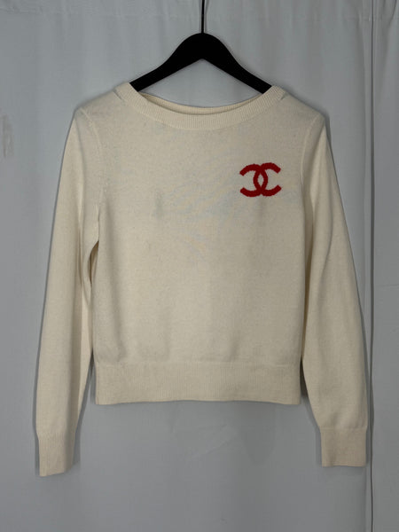 Chanel kashmir tröja 34 SV14646