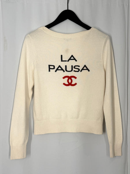 Chanel kashmir tröja 34 SV14646