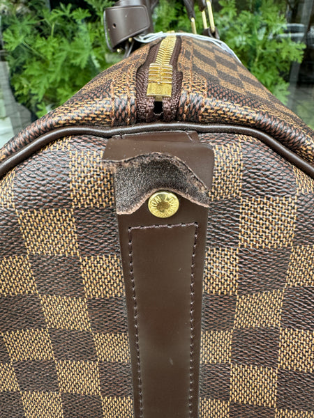 Louis Vuitton Keepall Bandoulière Damier ebene 55 SV12615