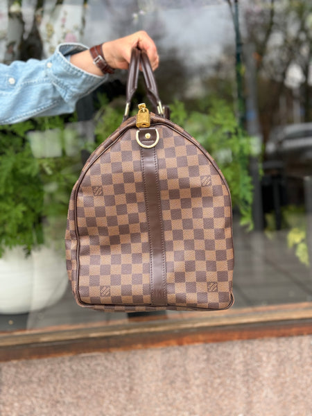 Louis Vuitton Keepall Bandoulière Damier ebene 55 SV12615