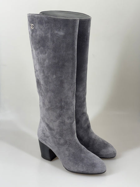 Chanel mocka stövlar 37C SV15386