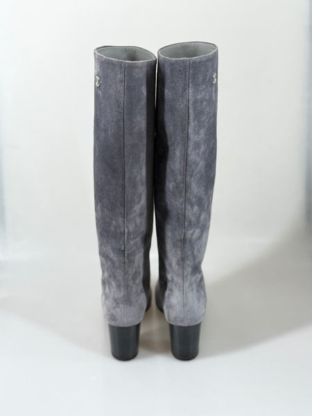 Chanel mocka stövlar 37C SV15386