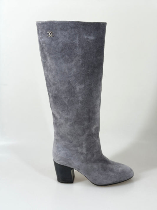 Chanel mocka stövlar 37C SV15386