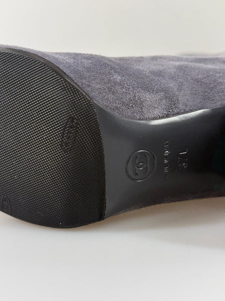 Chanel mocka stövlar 37C SV15386