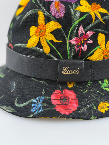 Gucci flower bucket hatt M SV15416