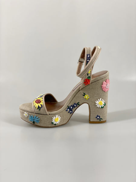 Tabitha Simmons platå sandaler 38 SV10947