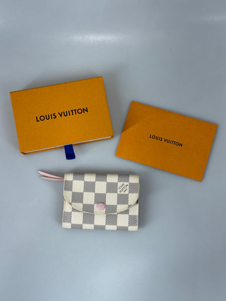 Louis Vuitton Rosalie Damier Azur plånbok SV14930