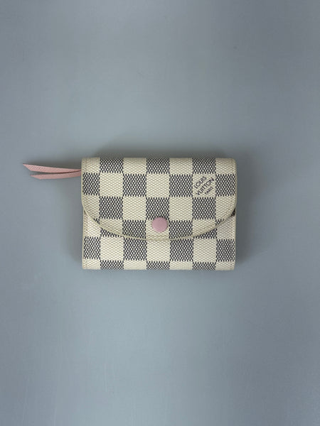 Louis Vuitton Rosalie Damier Azur plånbok SV14930