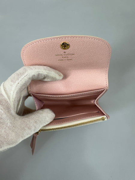 Louis Vuitton Rosalie Damier Azur plånbok SV14930