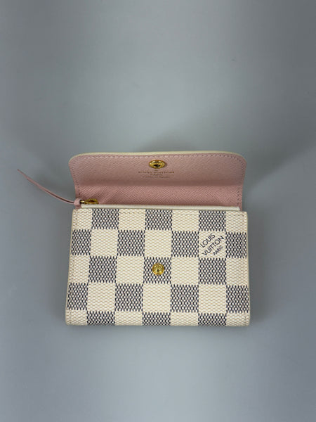 Louis Vuitton Rosalie Damier Azur plånbok SV14930