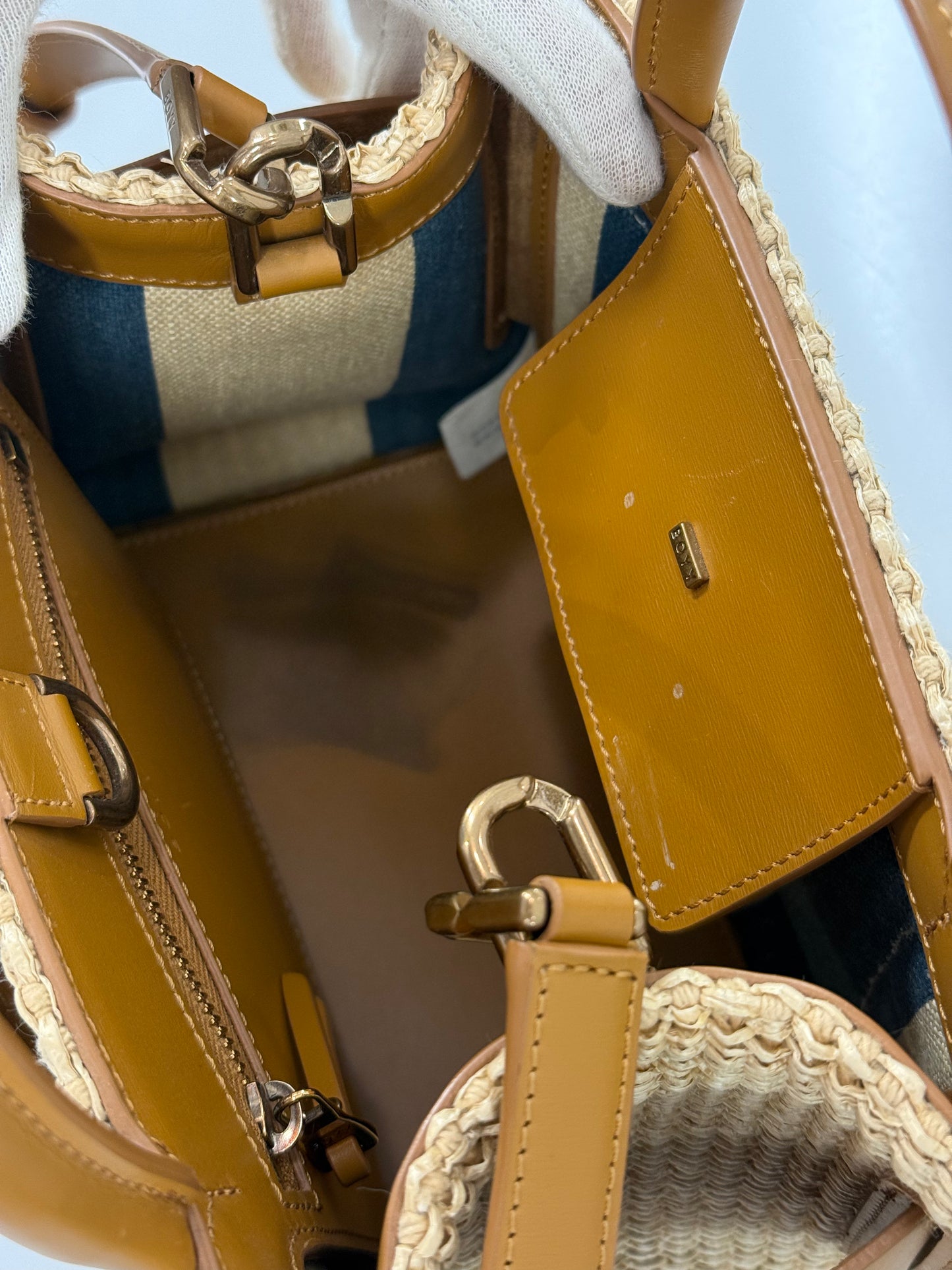 Boyy Raffia Bobby väska SV15909