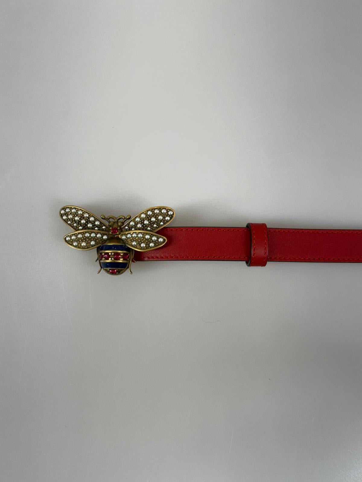 Gucci Queen Margaret Bee skärp 80 SV16031