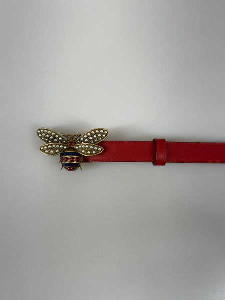 Gucci Queen Margaret Bee skärp 80 SV16031