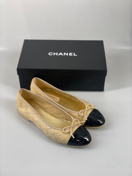 Chanel ballerina skor 41,5 SV12988