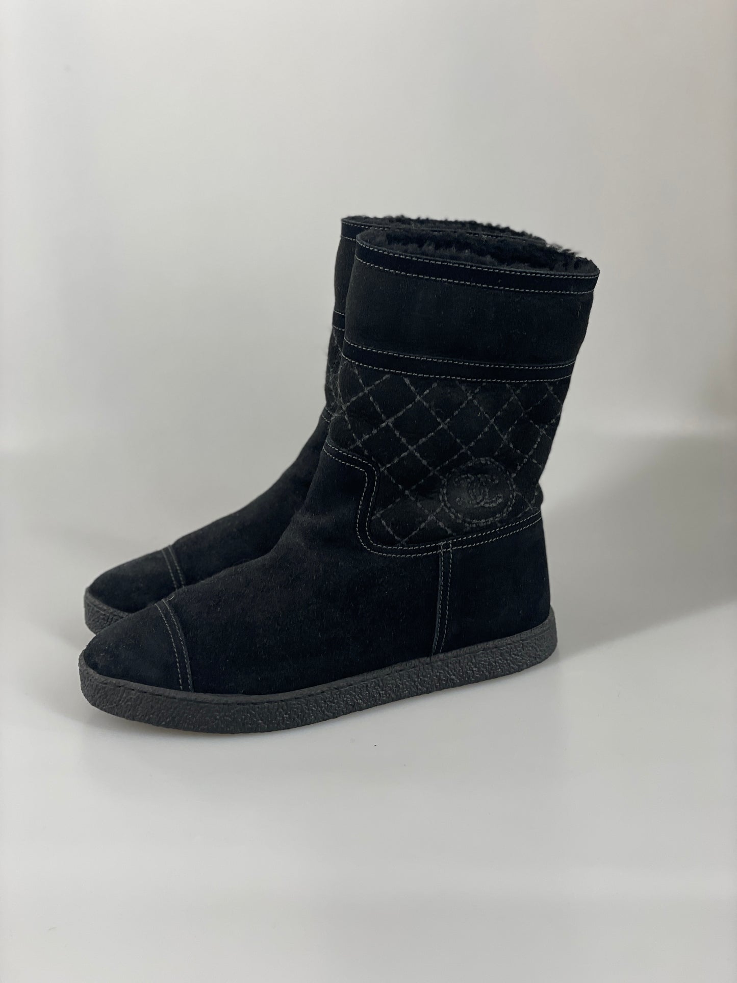 Chanel snow boots 38,5 SV9898